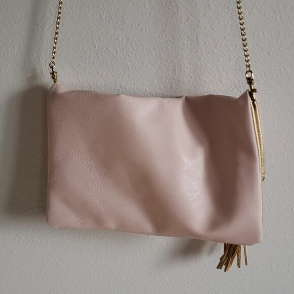 H&M Pink and Gold Crossbody Bag / Clutch - Picture 3 of 9